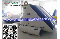 China Blue White Inflatable Iceberg With Blob / Inflatable Water Games For Kids , Children supplier