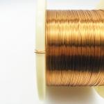 Amide Imide Class 220 Rectangular Copper Wire Super Thin Self Adhesive for sale