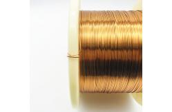 China Amide Imide Class 220 Rectangular Copper Wire Super Thin Self Adhesive supplier
