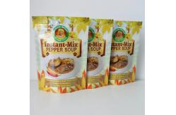 China Custom Sealable Food Packaging Stand Up Logo Print Zip Plastic Food Package Bag supplier