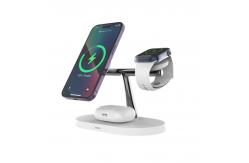 China Fast ABS Wireless Charging Stable Current Magnetic Apple 3 In 1 Charging Stand supplier