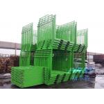 Green Powder Coated 1.5M Depth 60 Stackable Steel Pallets