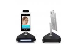 China Android OS Face Recognition Temperature Kiosk Facial Temperature Scanner Kiosk supplier