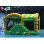 Lion Theme Tarpaulin Inflatable Bounce Slide For Backyard Public