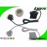 Long Lighting Time Hard Hat LED Mining Light 6.6Ah Li - Ion Battery ABS Material for sale