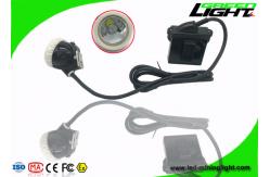China ABS LED Mining Cap Lights IP68 6.6Ah Li - Ion Battery 10000lux Brightness supplier