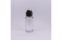 China 80ml Luxury PETG Small Plastic Dropper Bottles With Aluminum Dropper Head supplier