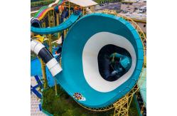 China Fiberglass Swimming Pool With Wave Pool For Young And Adults supplier