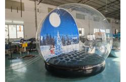 China Customized Clear Inflatable Snow Globes Giant Outdoor Blow Up Snow Globe supplier