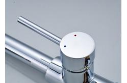 China Deck Mounted Brass Folding Kitchen Mixer ROVATE Single Nylon Hole Design supplier