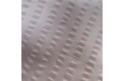 China Seersucker Polyester Microfiber Fabrics 75DX150D 140 Gsm 150CM Anti Bacteria supplier