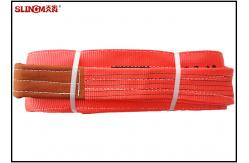 China Flat Woven Pattern Eye And Eye Sling Polyester Webbing Lifting Sling Belt supplier