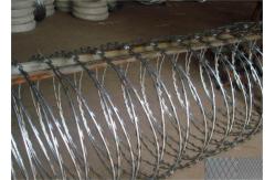 China No Clips Security Fence 45cm Razor Ribbon Wire For House supplier