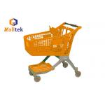 100L TPR Wheels Retail Shopping Trolleys With Seat for sale