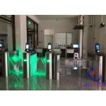 Smart Entrance RFID Card Flap Turnstile Gate Fully Automatic Pedestrian Access Control for sale