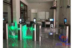 China Smart Entrance RFID Card Flap Turnstile Gate Fully Automatic Pedestrian Access Control supplier