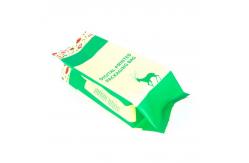 China Custom Printing Peanut Back Sealing Bag Side Gusset Pillow Bags supplier