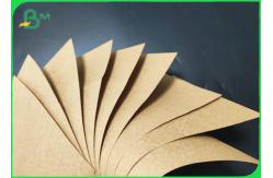 China 135gsm 400gsm Recyclable Brown Kraft Paper Roll For Packing Food supplier