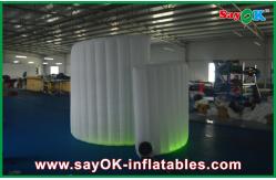 China Photo Booth Backdrop Commerical Led Inflatable Photo Booth , Foldable Spiral Inflatable Photobooth supplier