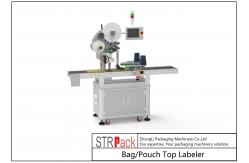 China Servo Control System Bag / Pouch Top Labeler Self Adhesive Sticker supplier
