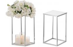 China Single-side Bracket Metal Column Geometric Flower Stand for Event Tables Centerpieces supplier