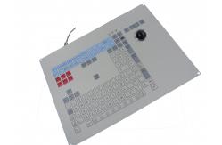 China Ruggedized Trackball Industrial Membrane Keyboard Water Proof and Scratch Proof supplier