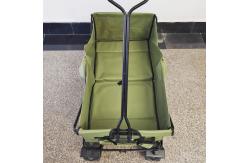 China Wide Wheels Collapsible Beach Cart Multipurpose Camping Cart Folding Stroller Wagon supplier