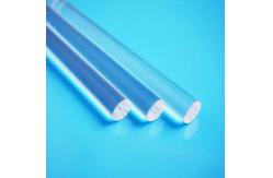 China 6.91g/cm3 Density Solar Transparent Quartz Glass Rod For Industrial supplier