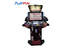 China Coin operated arcade gun shooting 32 LED Terminator video shooting game machine supplier