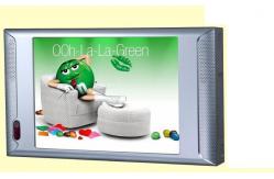 China Motion Sensor 10.1” Stand Alone Digital Signage Display With Bracket supplier