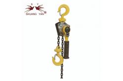 China Mini Lever Chain Block , Chain Pulley Block CE GS Blacked Surface supplier
