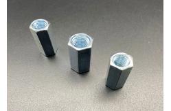 China M3 HDG Threaded Rod Connector Q235 Copper Hex Nuts supplier