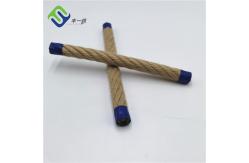 China Hemp Look Combination Wire Rope 16mmx500m Playground Polyester For Swing supplier