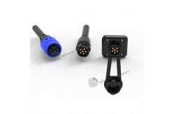 China Industrial IP67 Power Connector Waterproof 6 Pin Male Socket Connector supplier