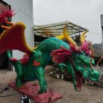 Customization Realistic Animatronic Animals Chinese Ancient Creatures Ying Long