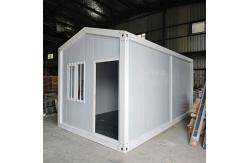 China Customized Mini Warehouse Flat Pack Container House Prefab Windproof Structure  supplier