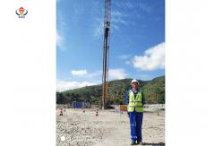 China Dry Method Construction Vibro Flotation With Double Lock Pressure Bin supplier