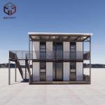 Expandable Flat Pack Folding House Container Homes Double Layer