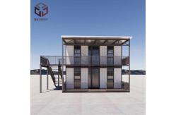 China Expandable Flat Pack Folding House Container Homes Double Layer supplier