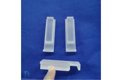 China Factory Custom High Temperature Resistant Opaque Perforated Quartz Sheet supplier