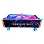 Plastic Coin Operated Curved Arcade Air Hockey Table machine Video Games Simulator