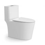 Modern Ceramic One Piece Toilet 700*390*720mm Wider S Trap Siphon Flushing for sale