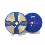 Velcro Backed Concrete Grinding Disk Sharp 8mm Segment Height for sale