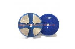 China Velcro Backed Concrete Grinding Disk Sharp 8mm Segment Height supplier