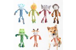China 50G Tough Rope Ball Dog Treat Chew Toy For Aggressive Chewers supplier