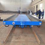 35 Tons Material Handling Trolley , Stepless Speed Hydraulic Lifting Transfer Cart