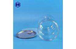 China BPA Free Clear Plastic Cylinder Container Customized Capacity And Logo supplier