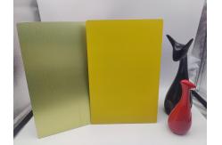 China High Gloss Surface Wooden Aluminum Composite Plate For Billboards supplier