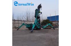 China Electric and Diesel Power Source Spider Crane with Telescopic Boom Reach supplier