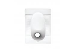 China Front Outlet Ceramic Squat Pan Without Trapway Portable Floor Squat Toilet supplier